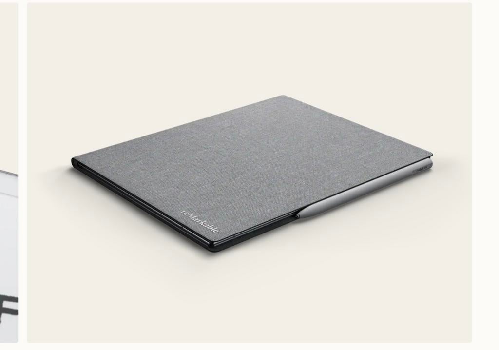 reMarkable 2 E-reader met Folio en Marker Plus, Touchscreen, Ophalen of Verzenden, Zo goed als nieuw, 10 inch of meer