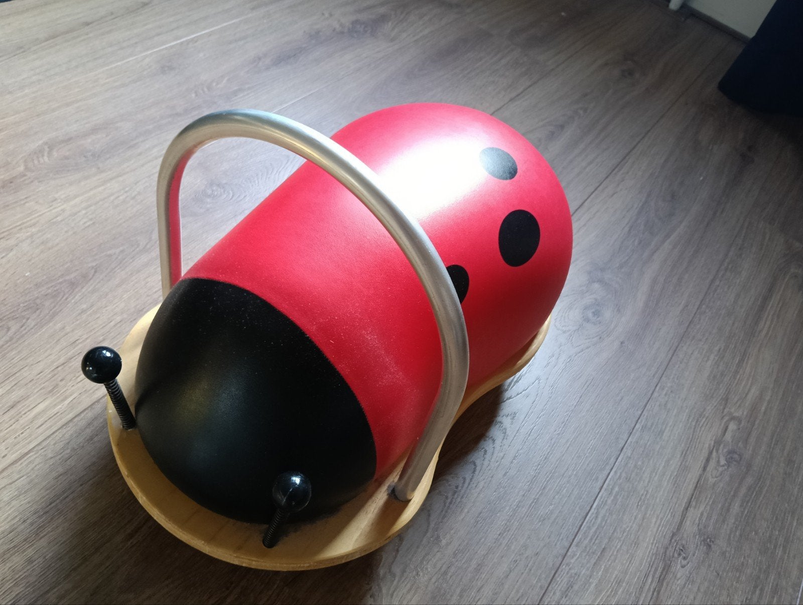 Houten loopfiets lieveheersbeestje Wheelybug lieveheersbees, Ophalen, Gebruikt