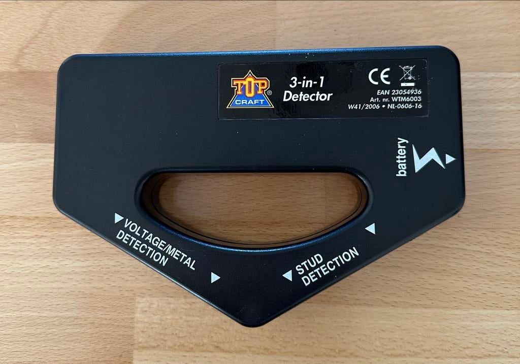 3-in-1 Detector: Metaal, Hout, Elektra, Doe-het-zelf en Verbouw, Gereedschap | Overige machines, Gebruikt, Ophalen of Verzenden