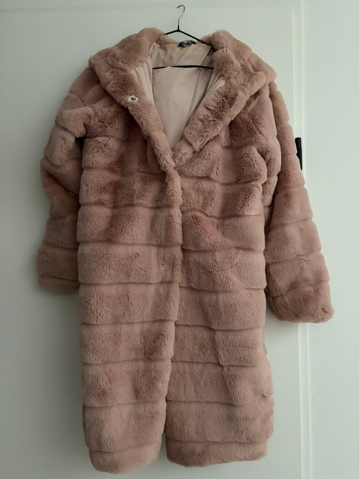 Bont jasje fake fur maat S, Ophalen of Verzenden, Zo goed als nieuw, Maat 38/40 (M), Bruin