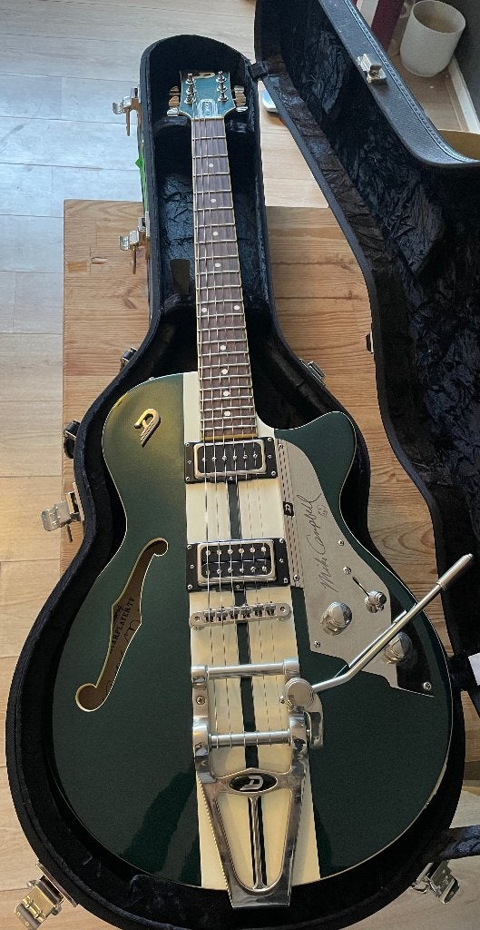 Duesenberg Mike Campbell 40th Anniversary elektrische gitaar, Ophalen of Verzenden, Gebruikt, Semi-solid body, Overige merken
