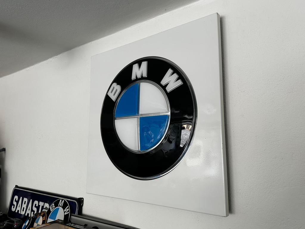 Oud BMW dealerbord reclame, Verzamelen, Ophalen of Verzenden, Zo goed als nieuw