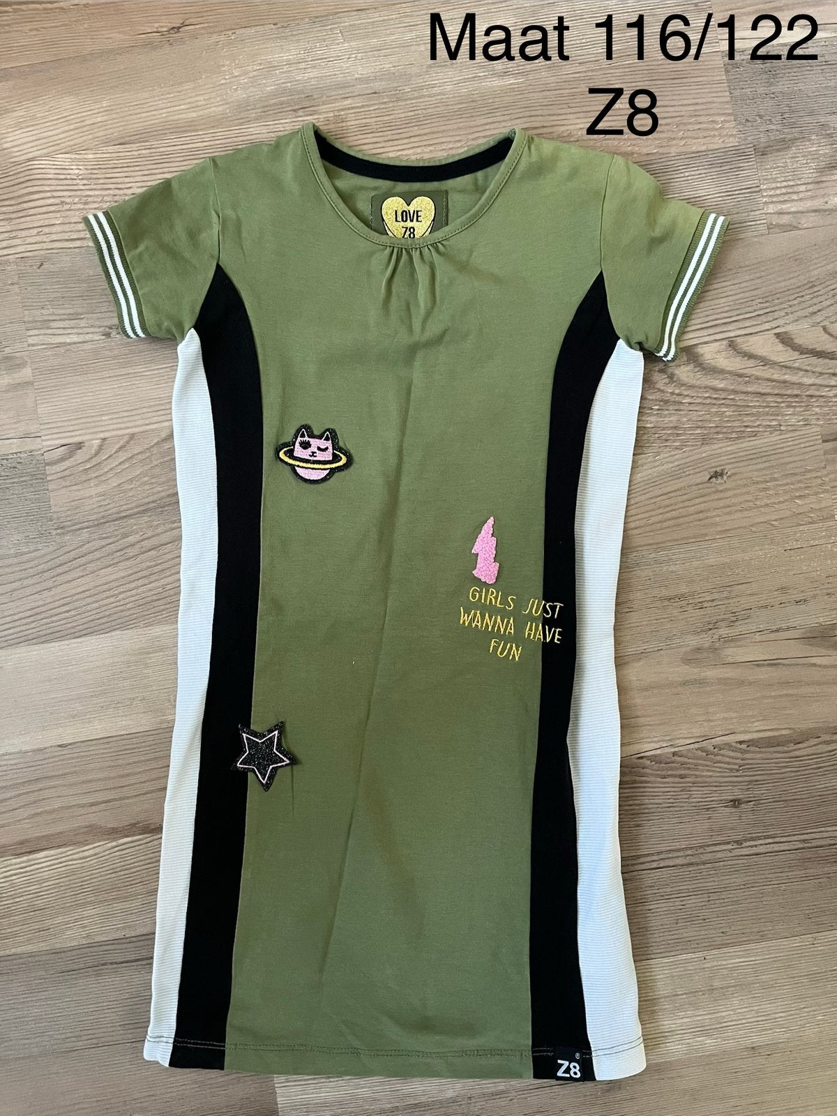Jurkje maat 116/122, merk: Z8, Ophalen of Verzenden, Gebruikt, Meisje, Jurk of Rok