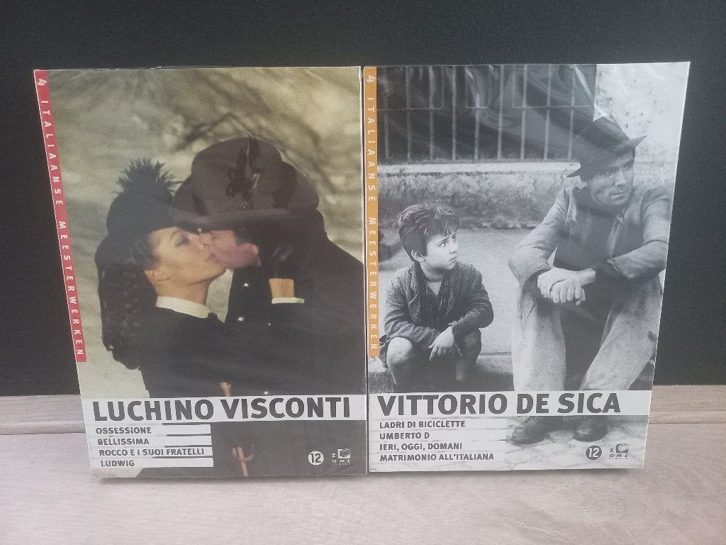 Luchino Visconti (4xDVD BOX) + Vittorio De Sica (4xDVD BOX), Drama, Alle leeftijden, Nederlands, Italiaans