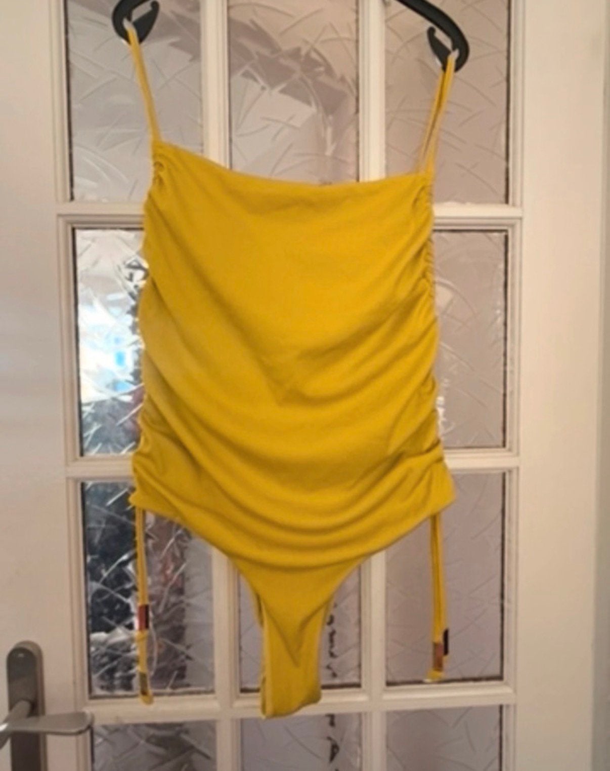 ZGAN Rebecca Mir Hunkemöller zwempak / badpak maat 44, Kleding | Dames, Ophalen of Verzenden, Zo goed als nieuw, Geel, Badpak