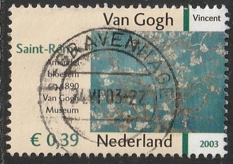 Nederland 2003 2149 van Gogh Amandelbloesem, Gest Den Haag, Ophalen of Verzenden, Na 1940, Gestempeld