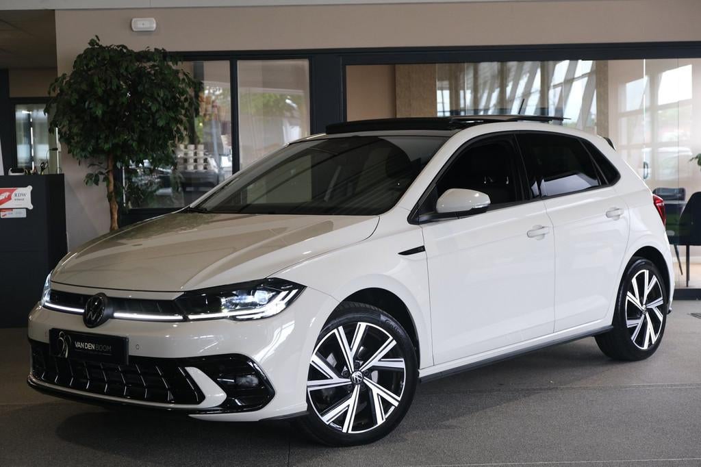 Volkswagen Polo 1.0 TSI 110PK 2x R-Line DSG Facelift Pano IQ, Gebruikt, Adaptive Cruise Control, Origineel Nederlands, Bedrijf