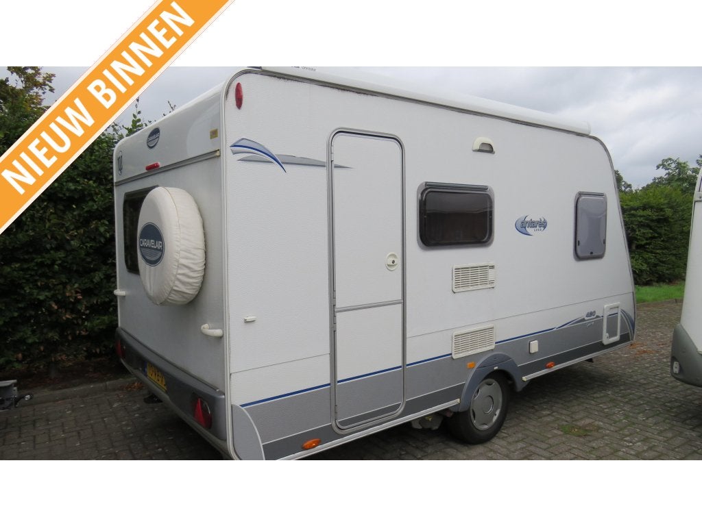 CARAVELAIR ANTARES DE LUXE 425 BJ 2008 MOVER €7999, Caravans en Kamperen, Niet ingevuld, Standaardzit, Bedrijf, Niet ingevuld