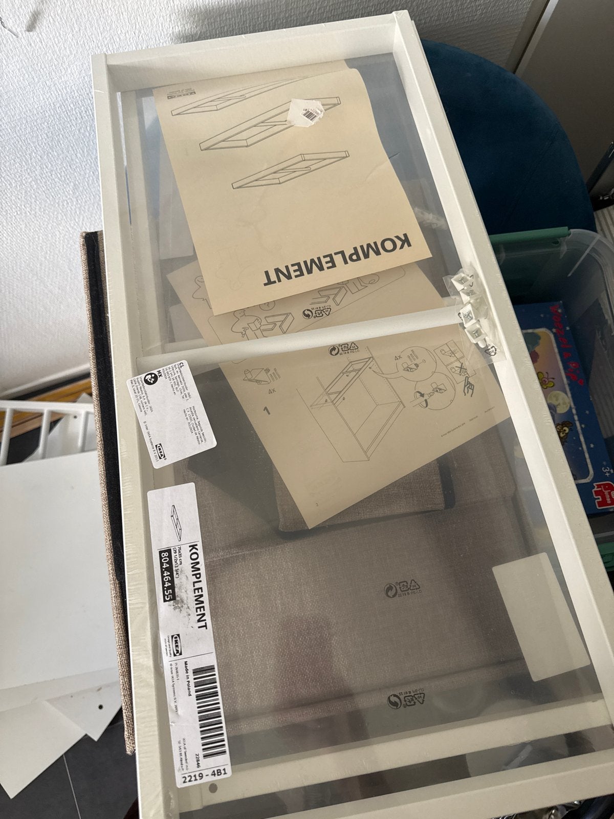2x IKEA Komplement Pax kledingroede 75x35 cm - Nieuw, Huis en Inrichting, Ophalen, Nieuw, 50 tot 100 cm, Minder dan 100 cm