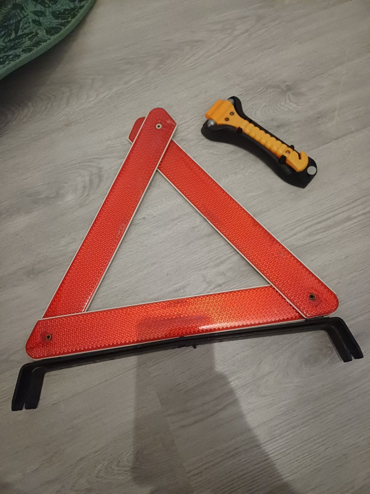 Veiligheids hamer en gevarendriehoek., Auto diversen, Ophalen of Verzenden