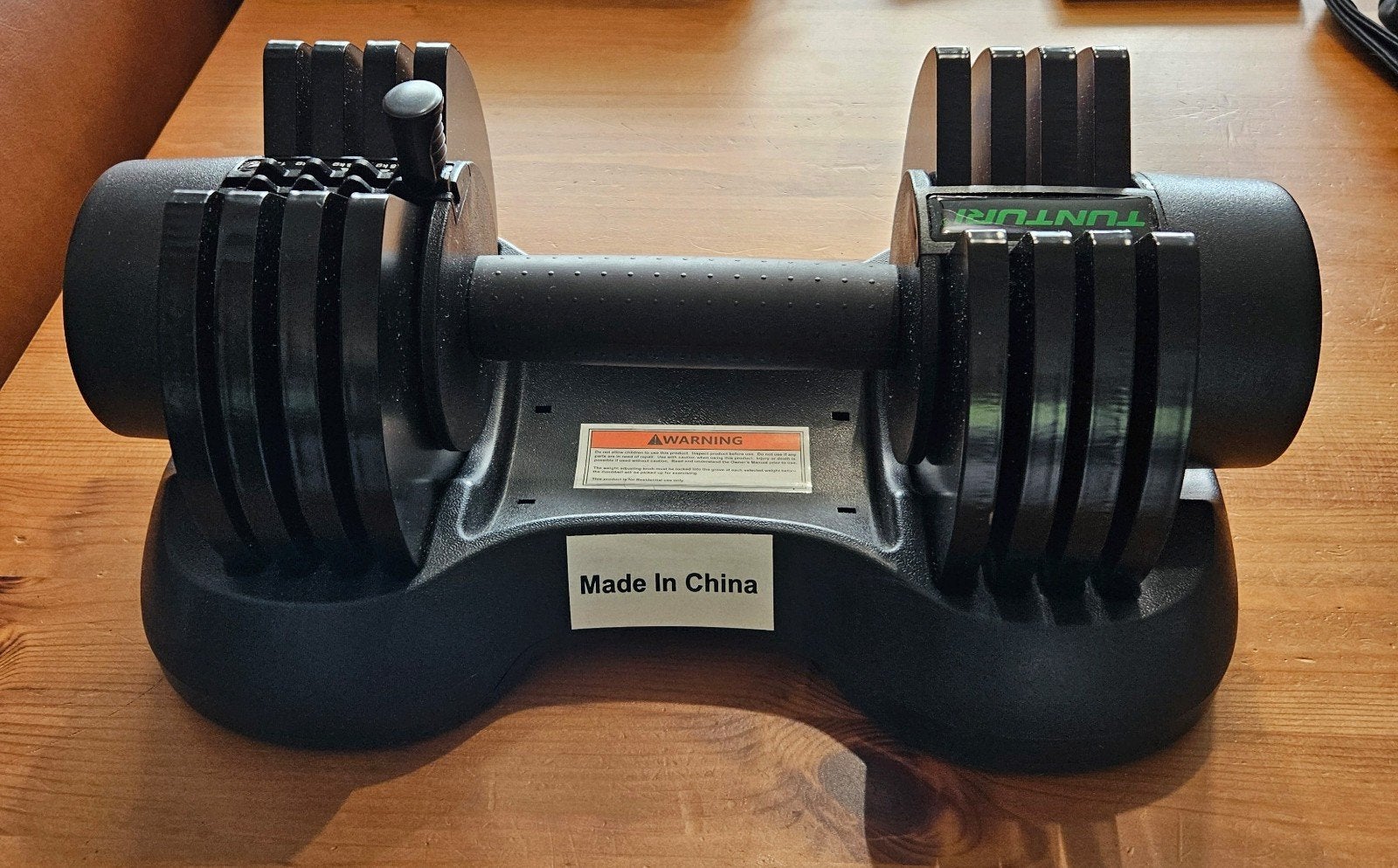 Tunturi verstelbare dumbel, van 2,5 tot 12,5 kg, Ophalen, Zo goed als nieuw, Dumbbell