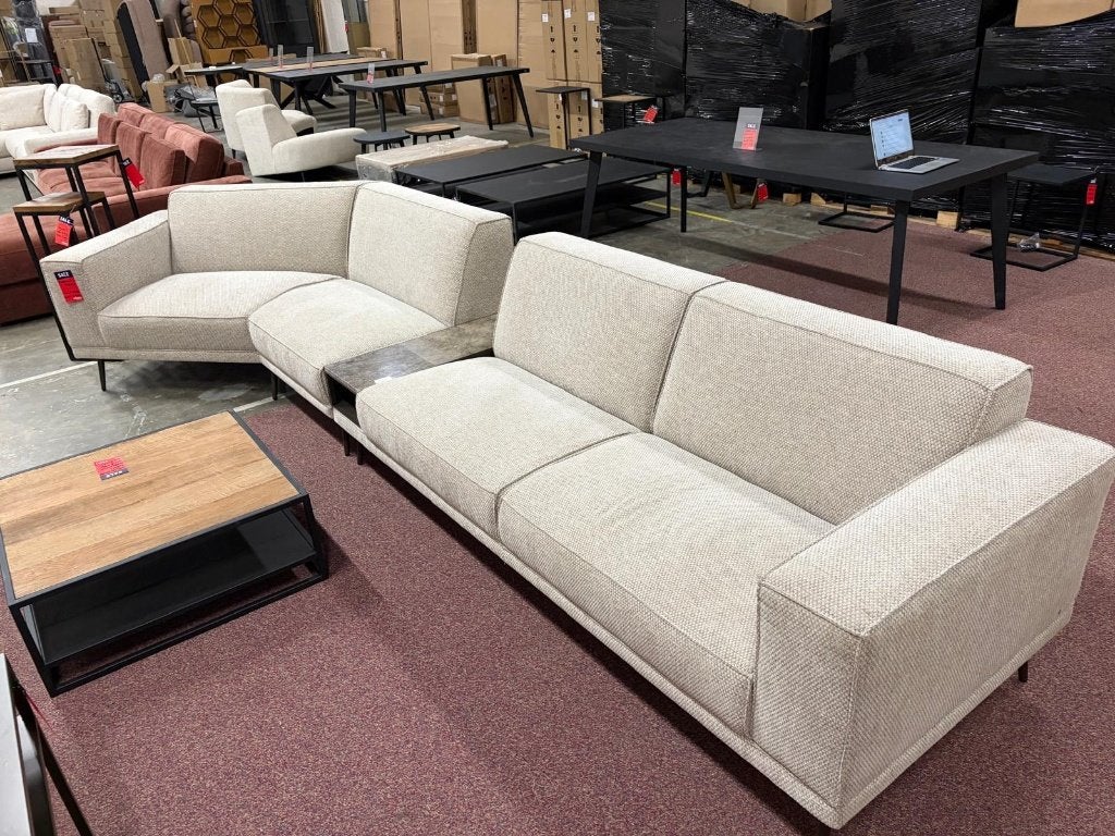 Hoekbank Ardilla l Whoon | Meubilex l van €3392 voor €1949, Ophalen, Minder dan 75 cm, 300 cm of meer, Zo goed als nieuw