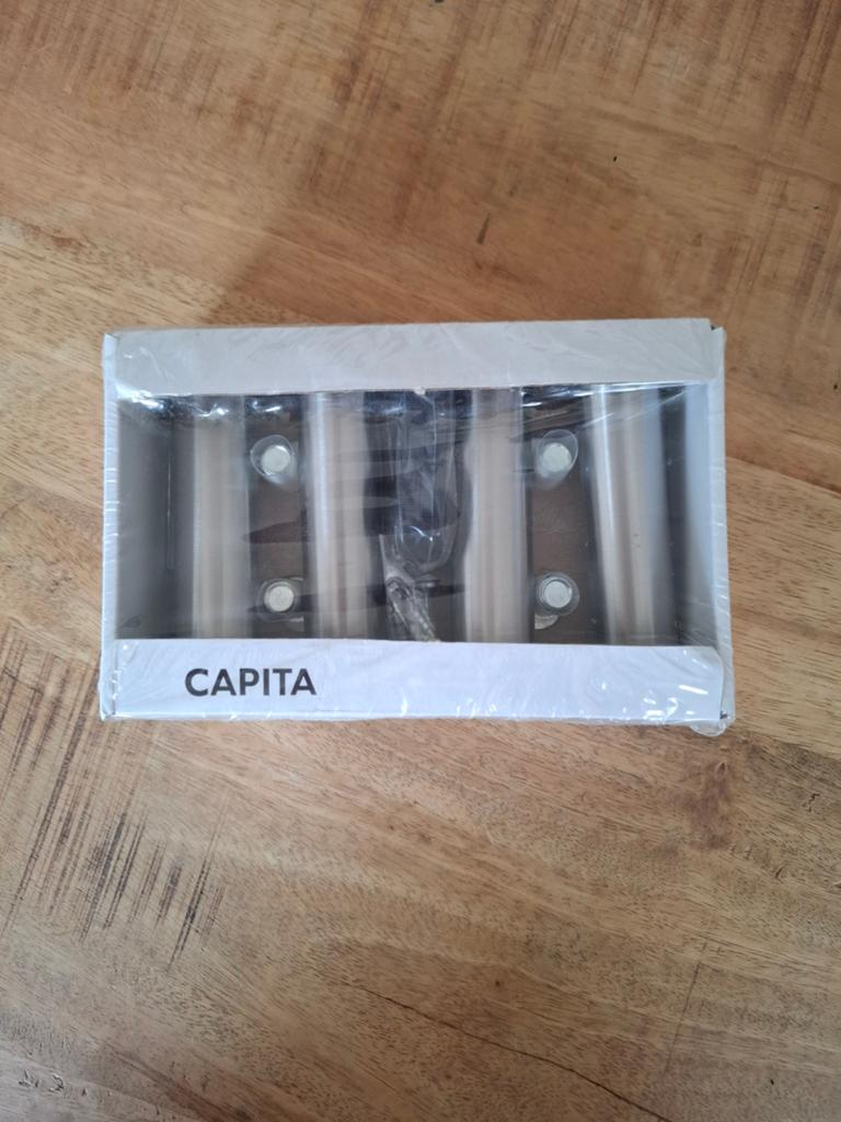 Capita verstelbare poten van roestvrij staal, Ophalen, Tafelpoot, 50 tot 100 cm, Rond