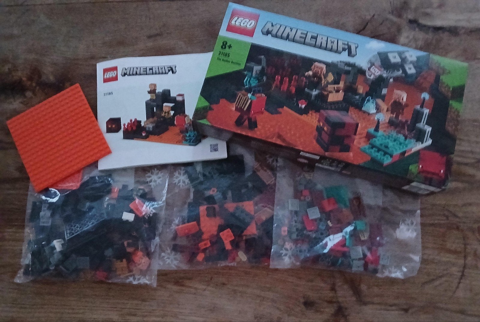 Lego Minecraft 21185 De nether bastion, Minecraft, Lego, Ophalen of Verzenden, Zo goed als nieuw