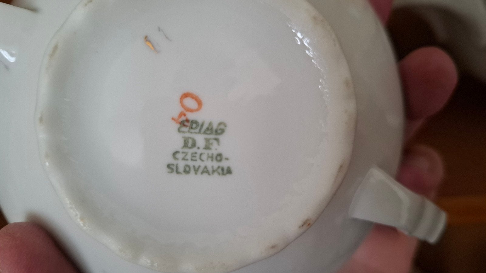 Antiek servies Epiag D.F. Czecho Slovakia, (bijna) compleet, Antiek en Kunst, Ophalen