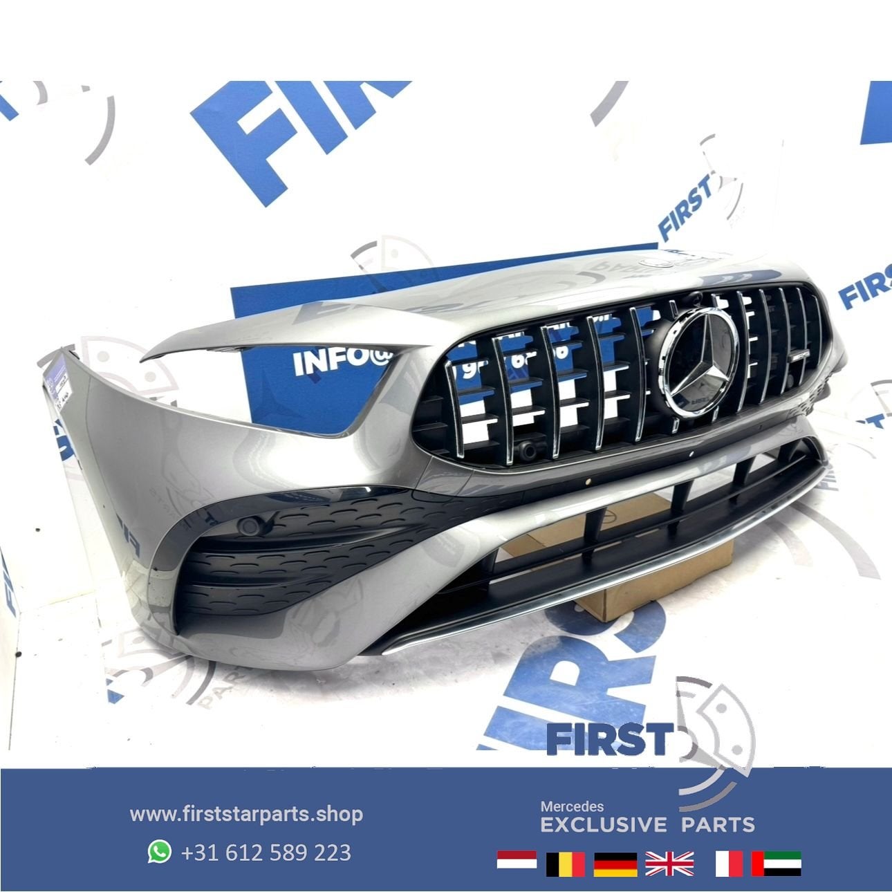 W177 FACELIFT BUMPER A35 AMG VOORBUMPER COMPLEET PERFORMANCE, Auto-onderdelen, Carrosserie en Plaatwerk, Bumper, Mercedes-Benz