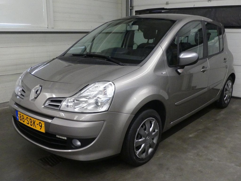 Renault Modus 1.2-16V Night & Day - Dealer Onderhouden, Auto's, Renault, Voorwielaandrijving, Euro 5, Gebruikt, Zwart