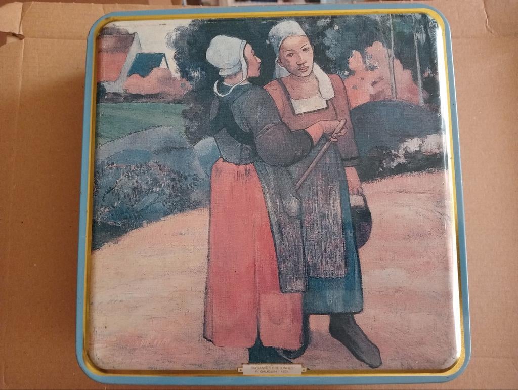 Paul Gauguin Koektrommel Bretagne, Ophalen of Verzenden, Zo goed als nieuw, Koek(jes)