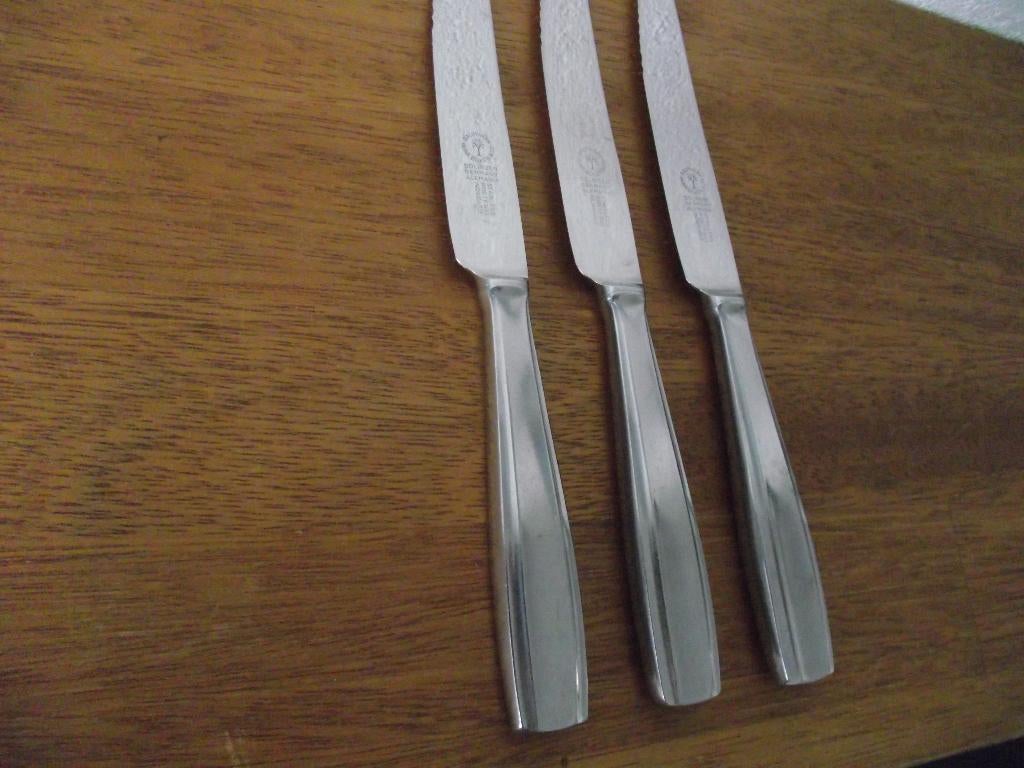 3 RVS Böker Solingen mes 22 cm 1947-1974 Baumwerk 2000 p st, Ophalen of Verzenden