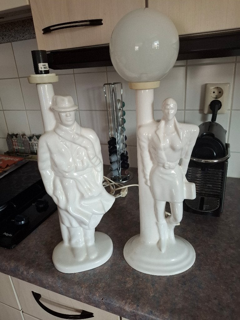 iconische vintage Art Deco tafellampen, Ophalen of Verzenden