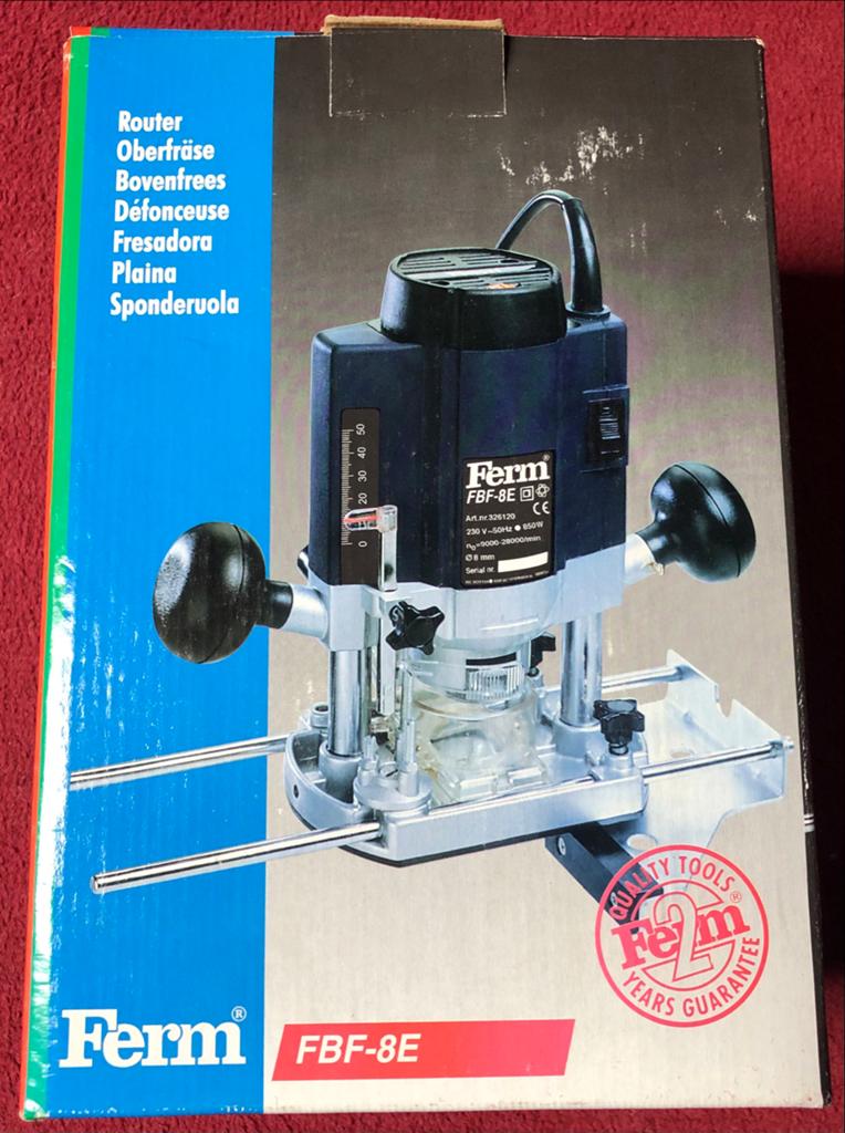 Ferm Bovenfrees FBF-8E - Nieuw in doos, ongebruikt, Ophalen, Nieuw, Elektrisch, Bovenfrees