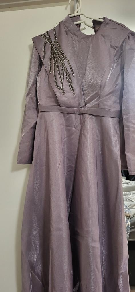 Abiye, Kleding | Dames, Galajurk, Paars, Maat 42/44 (L), Ophalen of Verzenden