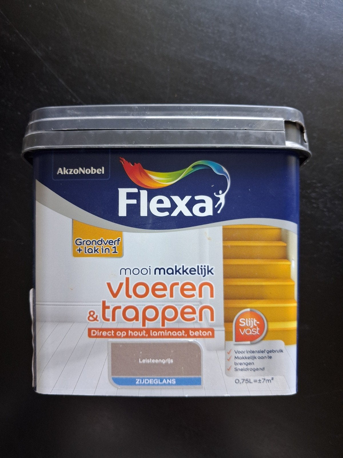 FLEXA vloeren & trappen leisteengrijs NIEUW, Ophalen, Nieuw, Wit