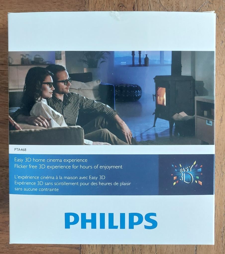 Philips PTA468 3D brillen in originele verpakking. Nieuw., Audio, Tv en Foto, Televisie-accessoires, Ophalen of Verzenden, Nieuw