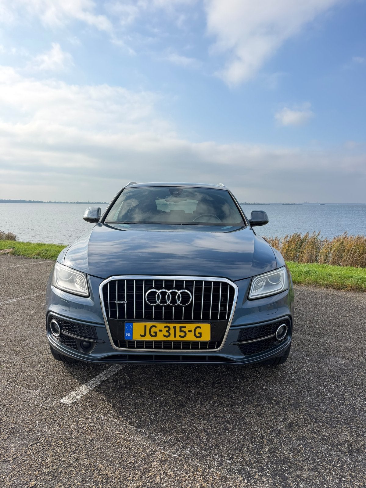 Audi Q5 2.0 Tfsi 169KW Quattro S-tronic 2016 Blauw, Auto's, Zwart, 4 cilinders, Blauw, Vierwielaandrijving