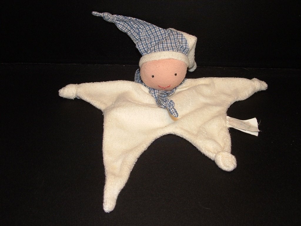 ZAPF CREATION POPJE KNUFFELDOEKJE WIT MET BLAUW, Ophalen of Verzenden, Nieuw, Overige typen