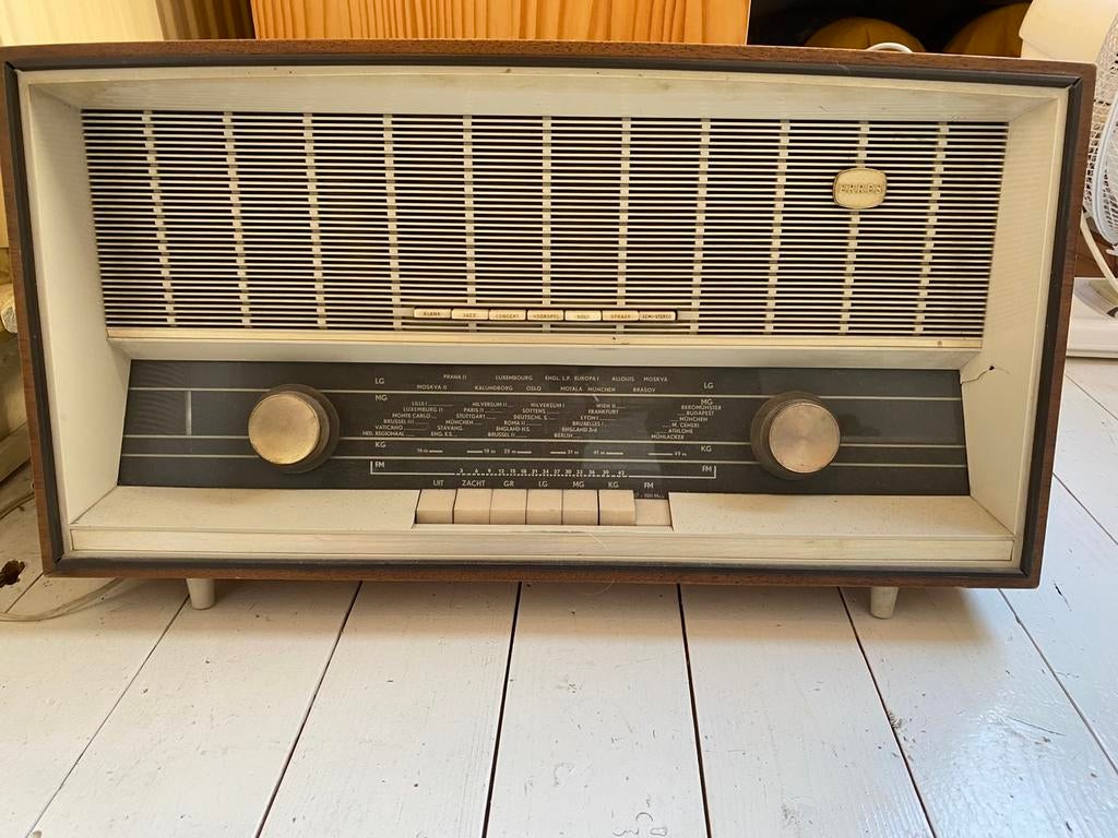 Radio vintage Erres, Ophalen