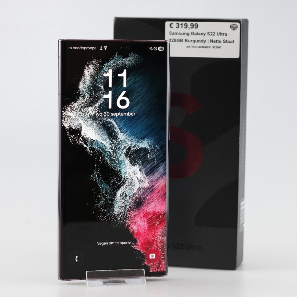 Samsung Galaxy S22 Ultra 128GB Burgundy | Nette Staat, Samsung, Zo goed als nieuw, Support@Samsung.com, 129, Samsung-ro, Yeongtong-gu
Suwon-si, Gyeonggi-do 16677
South Korea