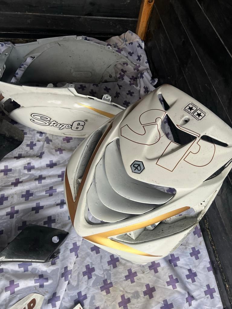 Originele H2O kappen set Piaggio Zip met extra stickers, Ophalen of Verzenden, Gebruikt, Kap, Piaggio