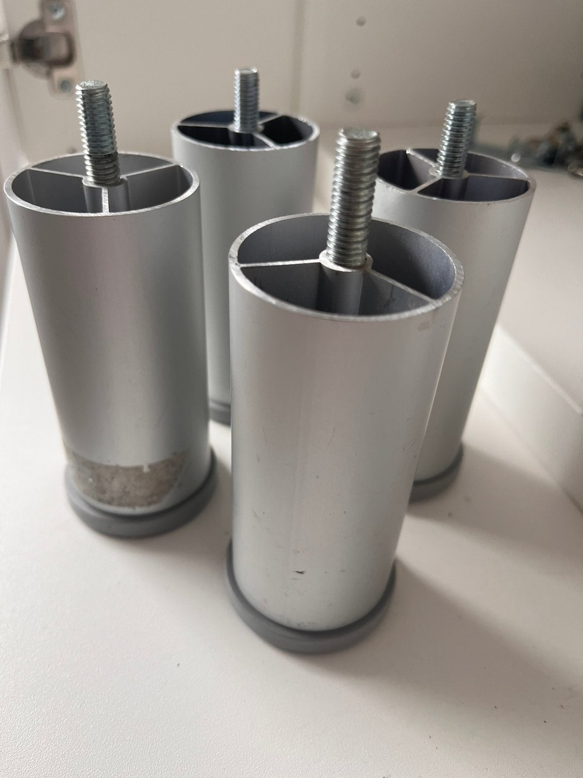 Tafelpoot 4x besta ikea, Ophalen, Gebruikt