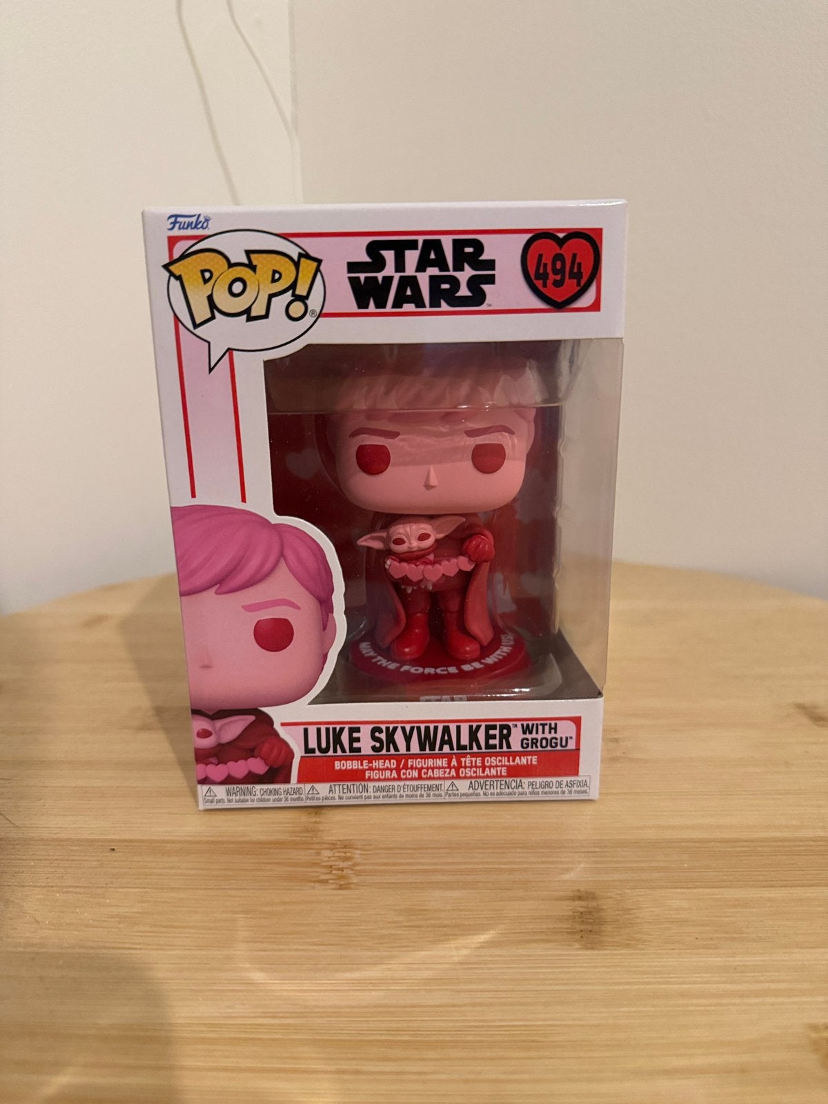 Funko Pop! Star Wars Luke Skywalker with Grogu 494, Verzamelen, Poppetjes en Figuurtjes, Ophalen of Verzenden, Zo goed als nieuw