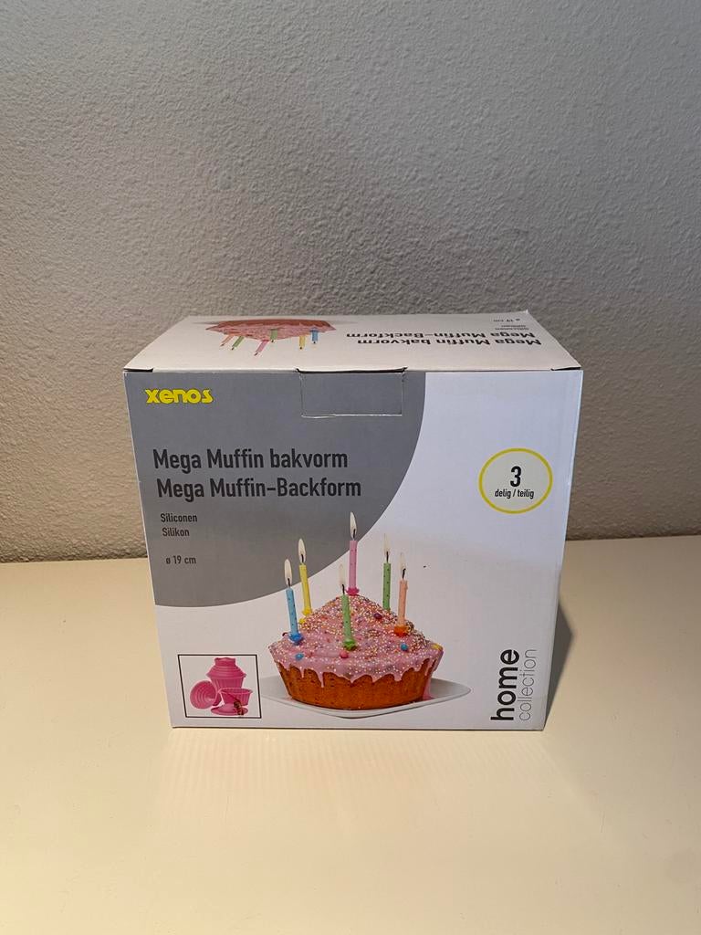 Mega muffin bakvorm, Ophalen of Verzenden, Zo goed als nieuw, Taarten, Bakvorm