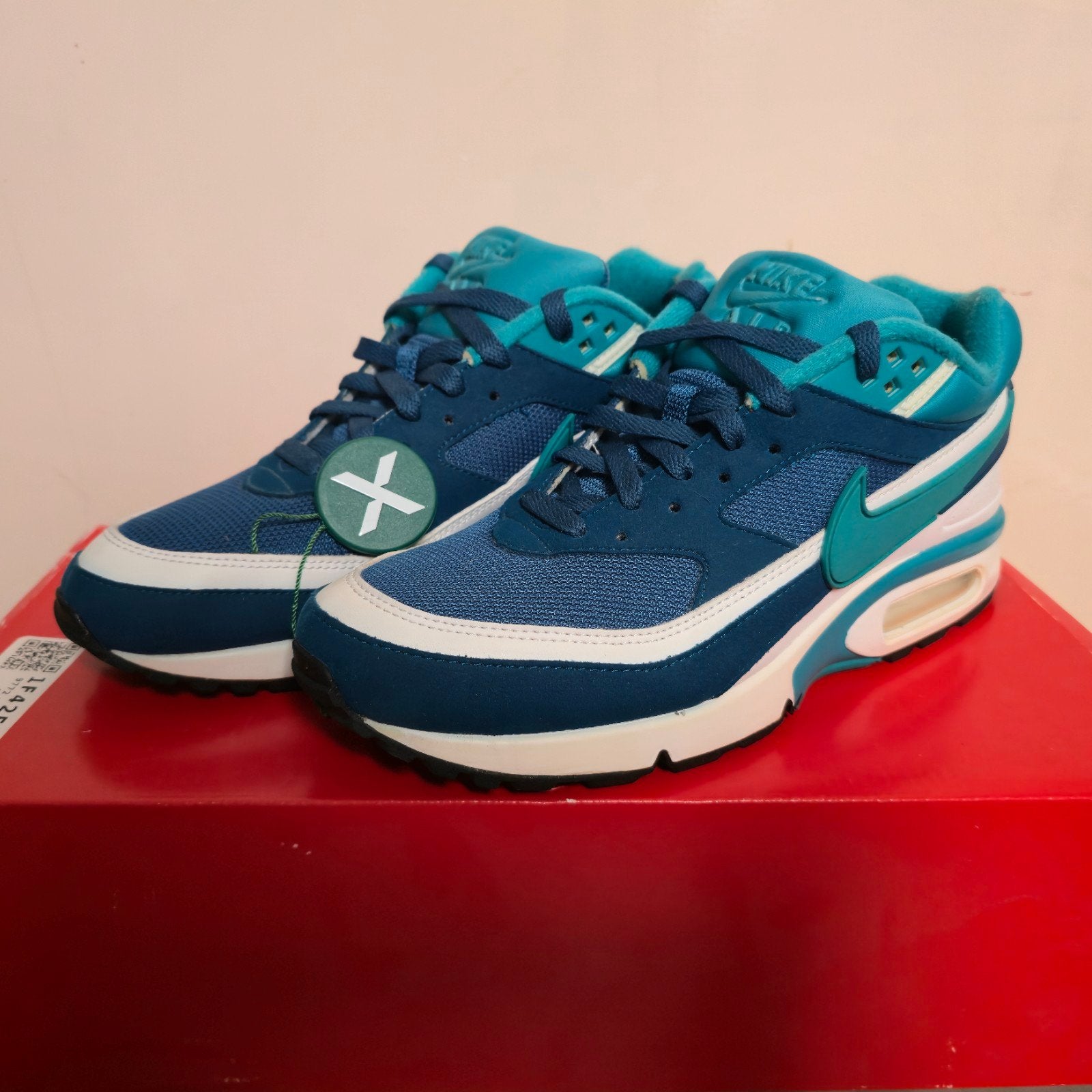 Nike Air Max BW marina 2021 maat 42, Kleding | Heren, Schoenen, Zo goed als nieuw, Sneakers of Gympen, Blauw, Ophalen of Verzenden
