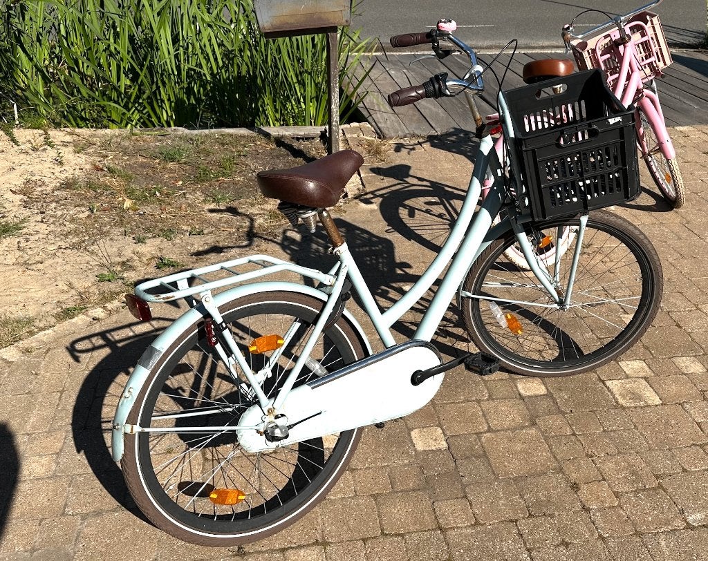 Twee nette kinderfietsen – zeer geschikt voor basisschool, 26 inch of meer, Terugtraprem, Gebruikt, Spirit Cargo