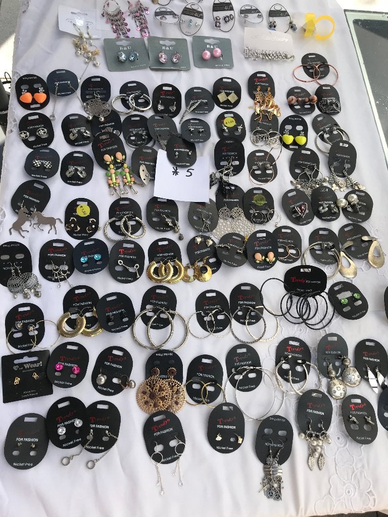 partij oorbellen, Sieraden, Tassen en Uiterlijk, Oorbellen, Ophalen of Verzenden, Nieuw, Overige kleuren, Overige materialen
