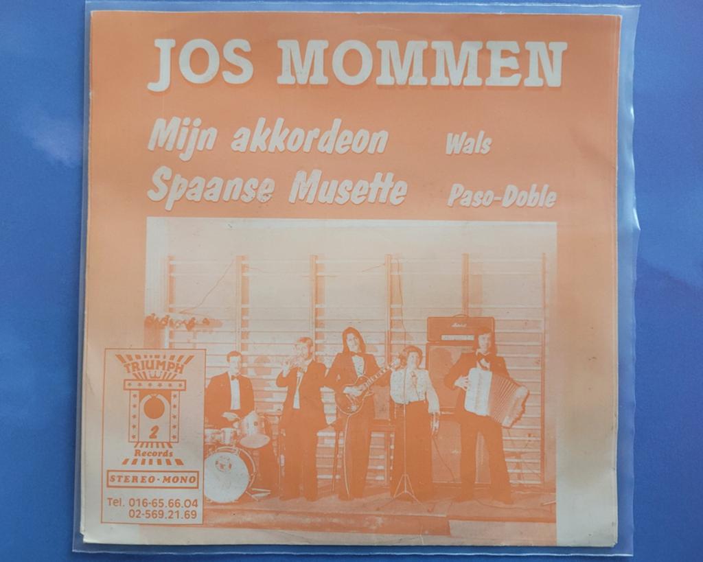 Jos Mommen - Mijn akkordeon  - Spaanse Musette., Ophalen, Zo goed als nieuw, Overige formaten, Levenslied of Smartlap