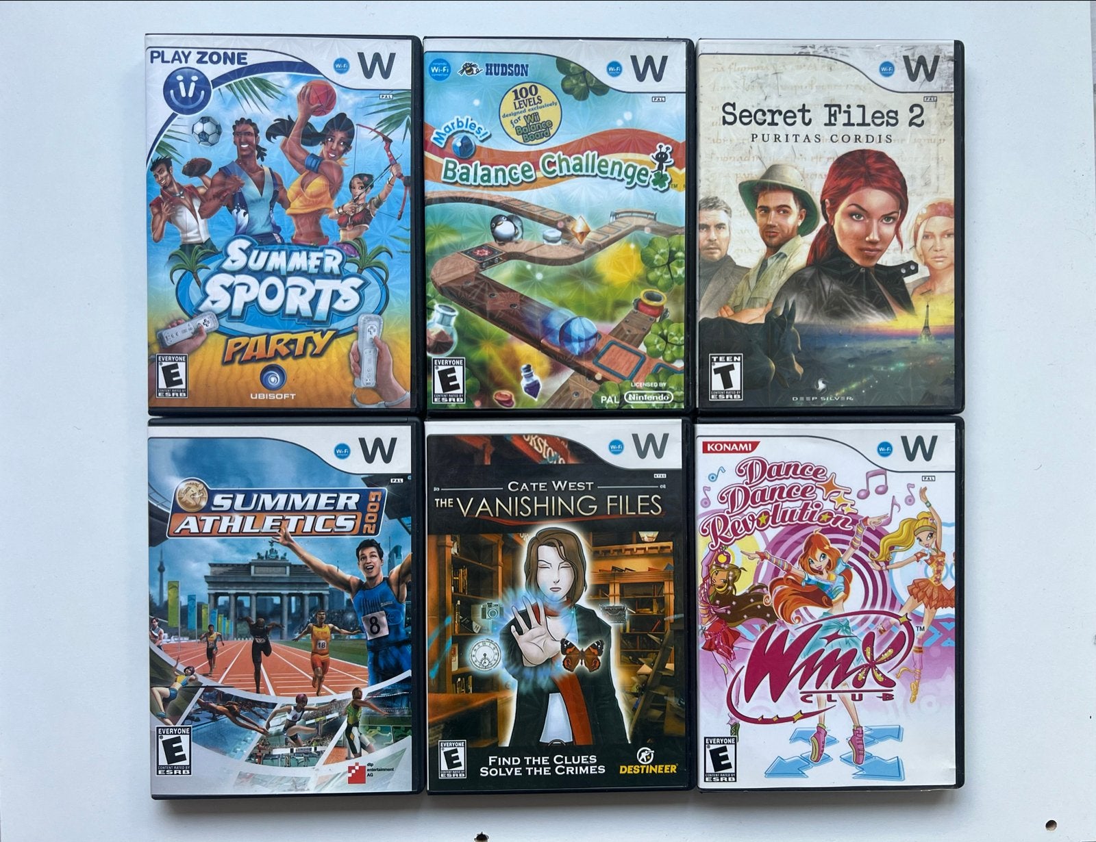 Diverse Wii-spellen - zes stuks (NTSC), Avontuur en Actie, Gebruikt, Ophalen of Verzenden, 3 spelers of meer