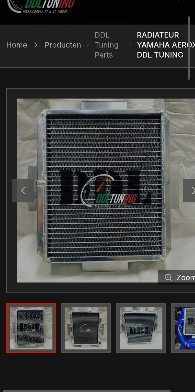 gezocht! ddl radiateur  of hk racing radiateur, Ophalen of Verzenden, Overige typen, Yamaha