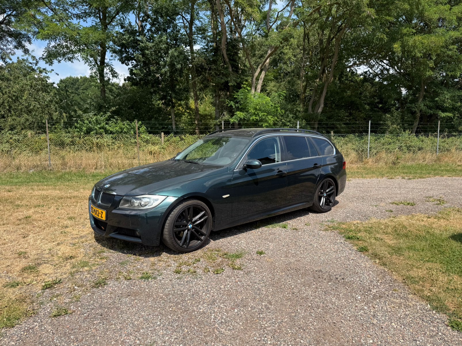 BMW 3-Serie 2.5 I 325 Touring AUT 2005 Groen, Auto's, Automaat, Achterwielaandrijving, Zwart, 2497 cc