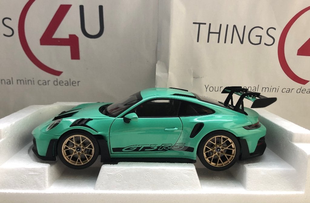 Norev 1:18 Porsche 911 GT3 RS 2022 GT turquoise nieuw, Ophalen of Verzenden, Nieuw, Auto, Norev