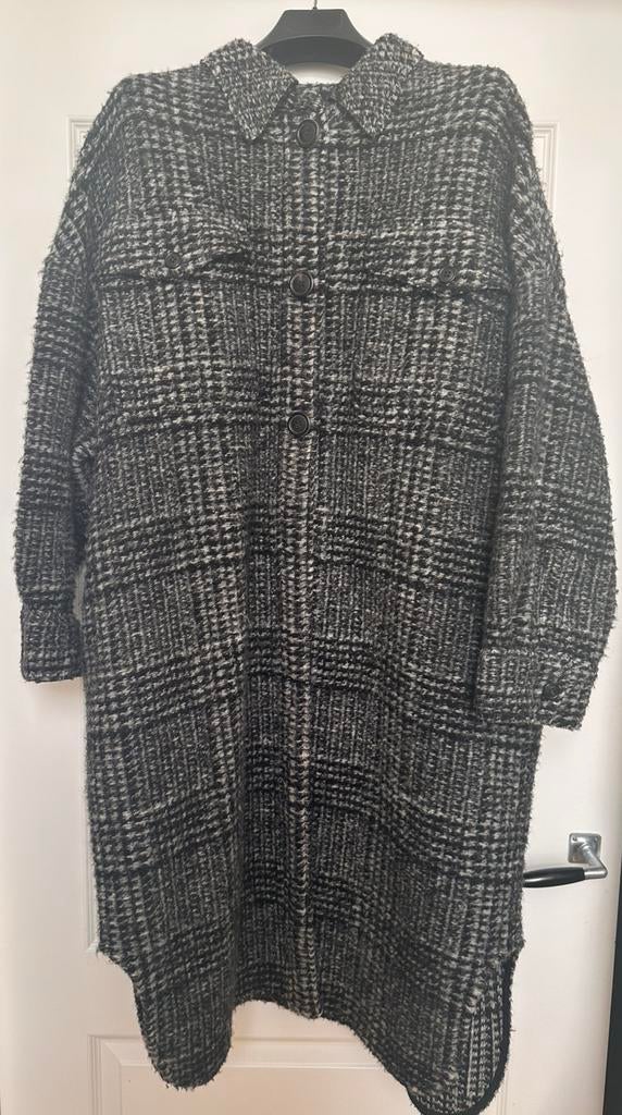 ISABEL MARANT ÉTOILE Oversized Mantel Jas Gr. 2 (EU40-42), Ophalen of Verzenden, Gedragen, Maat 42/44 (L), Grijs
