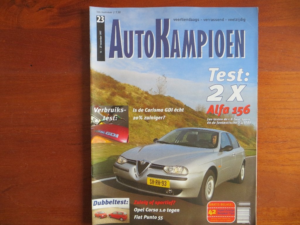 Autokampioen 23 1997 Alfa 156, Opel Corsa, Fiat Punto, 540i, Ophalen of Verzenden, Nieuw, Opel