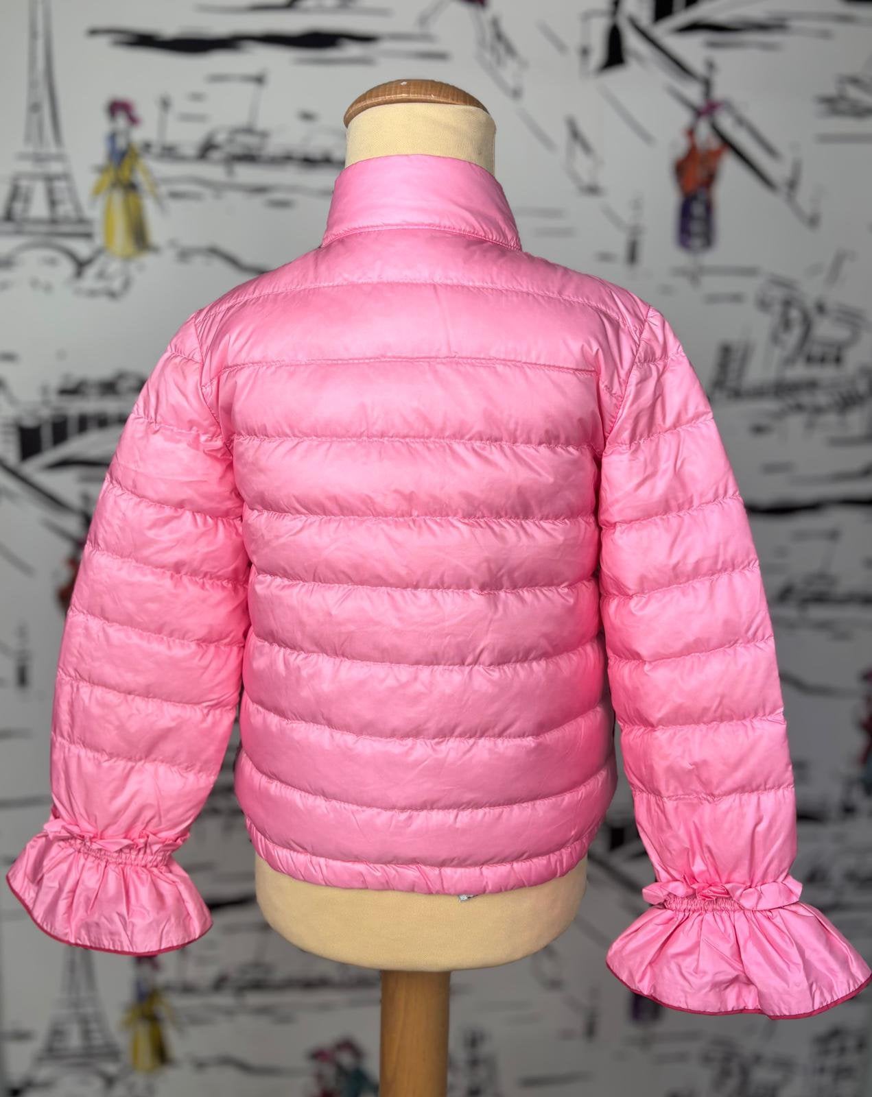 Moncler Nadege roze donsjas tussenseizoen maat 4, Moncler EU, Meisje, Ophalen of Verzenden, Zo goed als nieuw