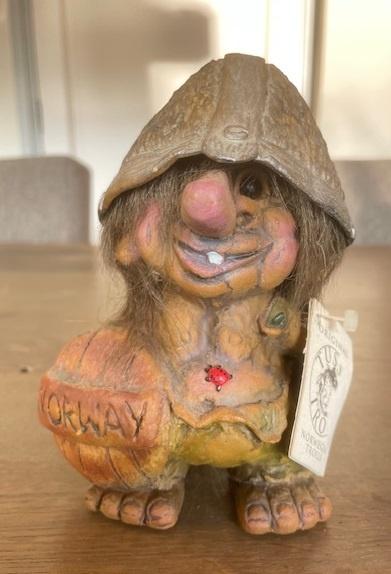 Vintage Viking  Tusse Troll van Norsk Trollfabrikk, Verzamelen, Poppetjes en Figuurtjes, Ophalen of Verzenden, Zo goed als nieuw