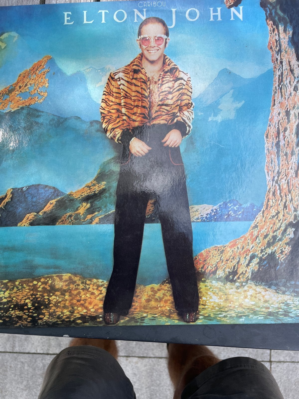 Elton John - Caribou LP (1974), LP, Gebruikt, Pop, Originele persing