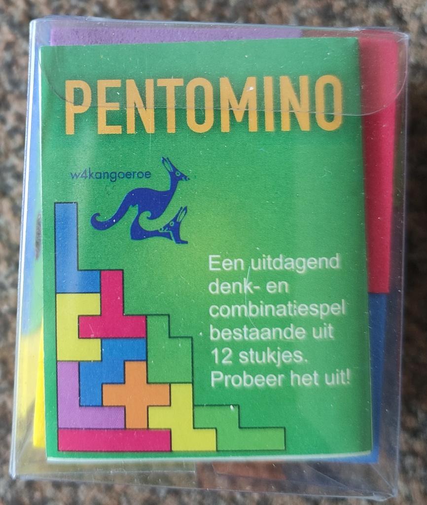 PENTOMINO breinbreker 12 delen met spelregels xcxc, Ophalen of Verzenden, Minder dan 500 stukjes, Nieuw, Rubik's of 3D-puzzel